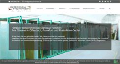 Desktop Screenshot of glasbau-frommen.de